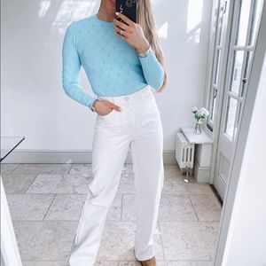 Zara knit top bloggers fav